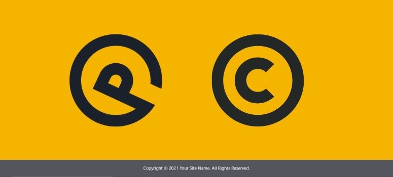 how to remove generatepress copyright text