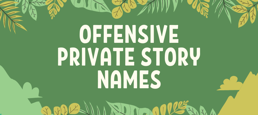offensive story name ideas